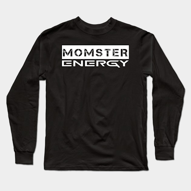 Momster Energy (White) Long Sleeve T-Shirt by Z1